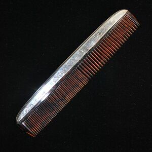 Vintage Gorham Silver Electroplate 4001/6 Comb with Lucite Teeth
